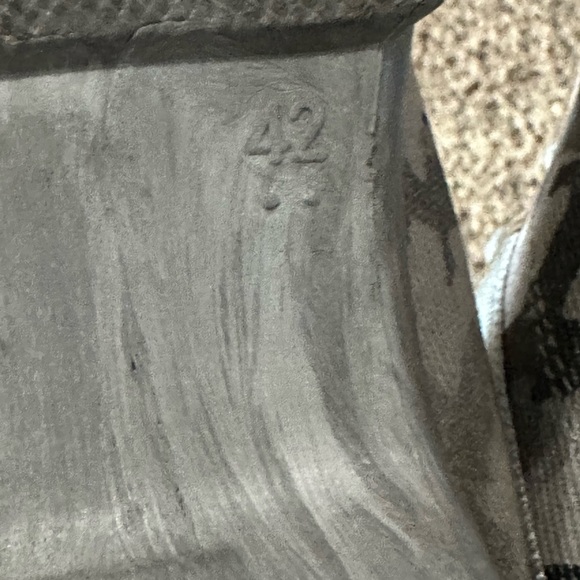 Men’s Combat Camo Boot Size 8.5 Non-Slip Wear-Resistant Gray Lace Up - Picture 8 of 8